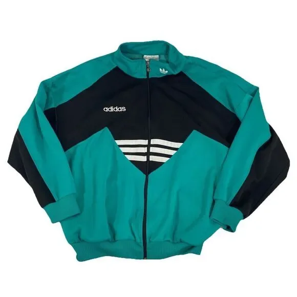 トップス adidas/vintage/old/track jacket Adidas Jacket Vintage Retro Tracksuit Top Old School Track